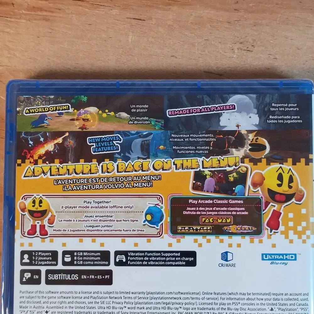 Pac-Man World Re-Pac 2 (PlayStation 5) Brand New